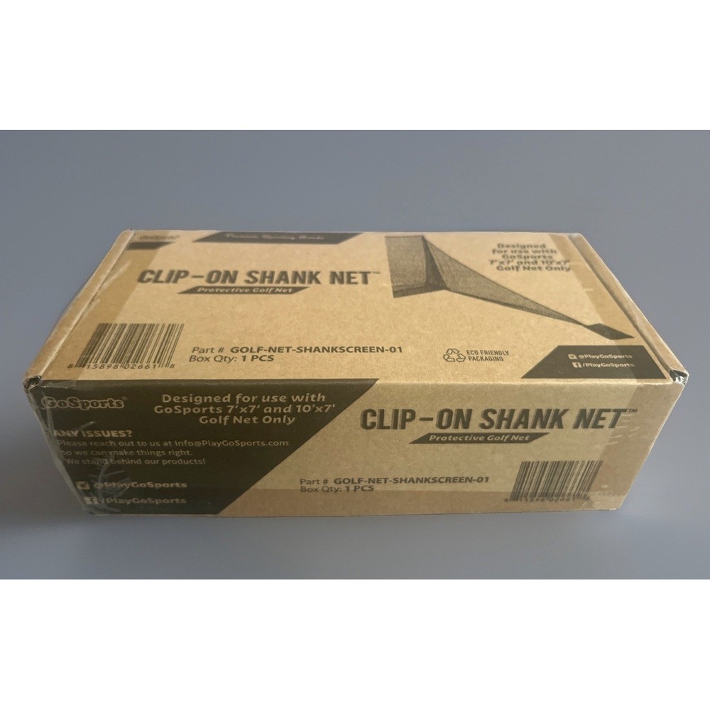 GoSports Clip-On Shank Net Protective Golf Net Accessory For 7x7 & 10x7 Nets